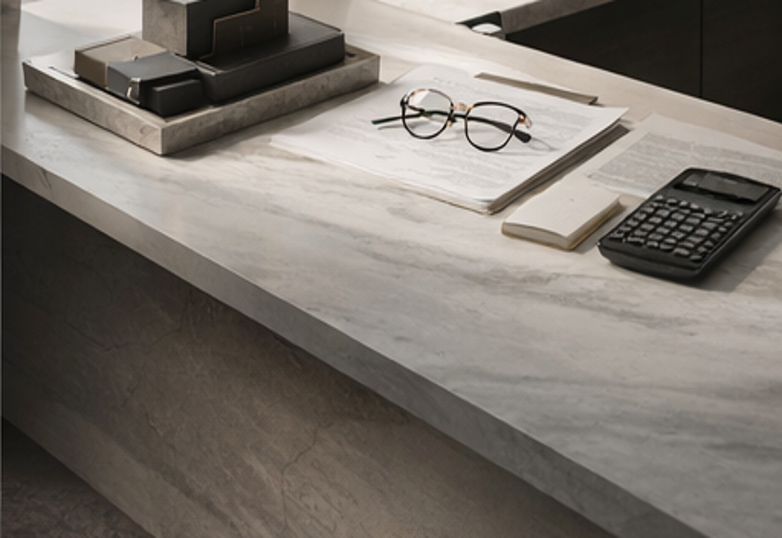 Modern finance workspace detail